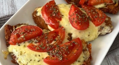 Filé à milanesa napolitano