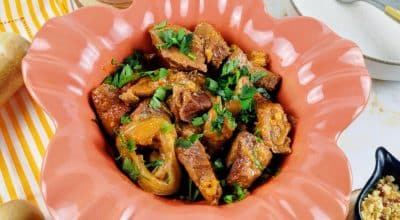 Filé de alcatra na pressão