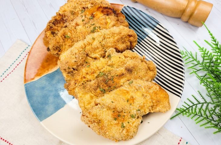 Filé de frango à milanesa