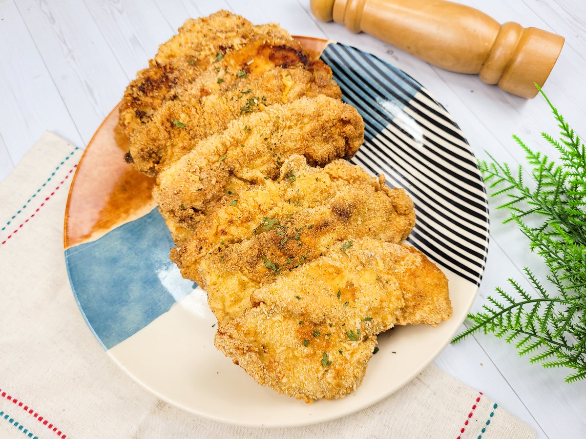 Filé de frango à milanesa