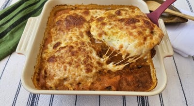 Filé de frango à parmegiana low carb