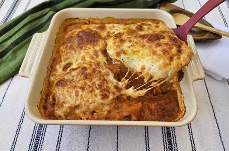 Filé de frango à parmegiana low carb