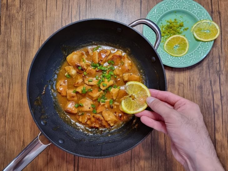 Filé de frango com molho de laranja - Passo a Passo