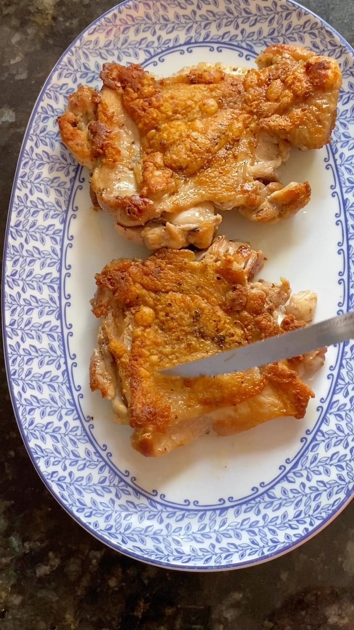 Filé de frango crocante sem óleo