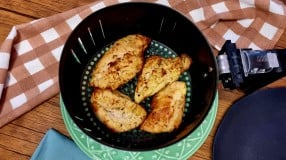 Filé de frango na air fryer