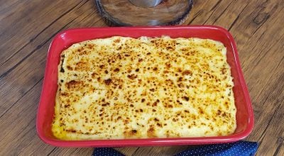 Bacalhau gratinado fácil