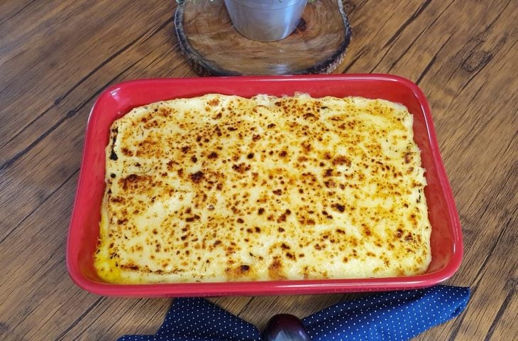 Bacalhau gratinado fácil