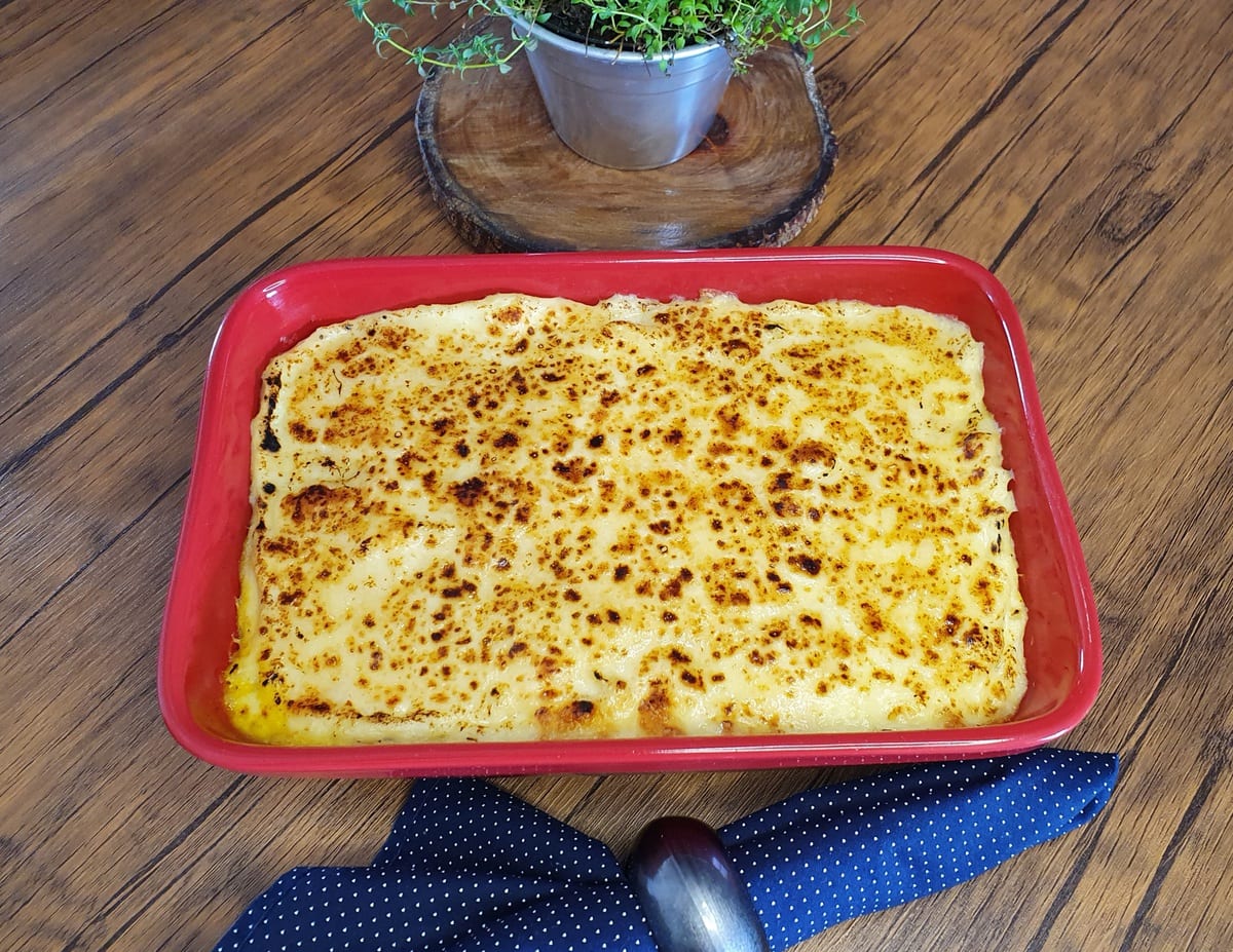 Bacalhau gratinado fácil