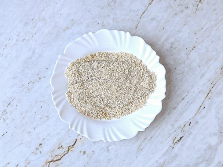 Filés empanados na farinha panko temperada.