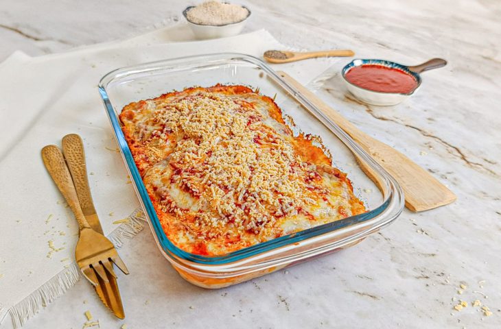 Filé de tilápia a parmegiana