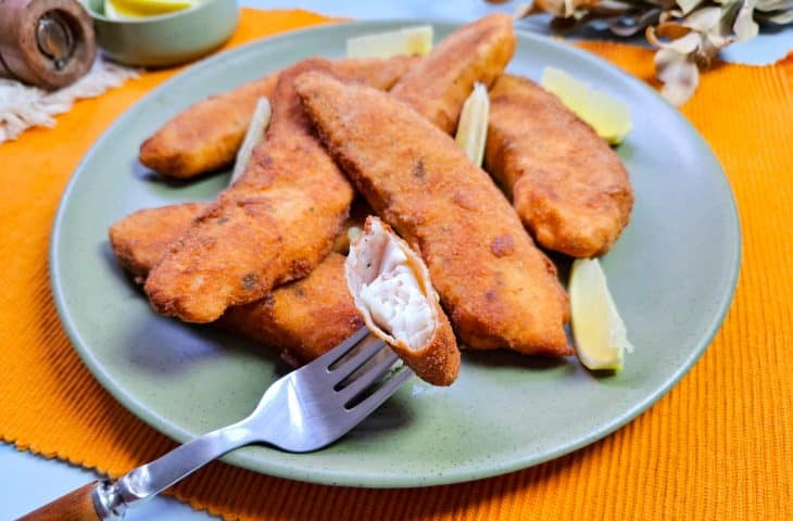Filé de tilápia frito