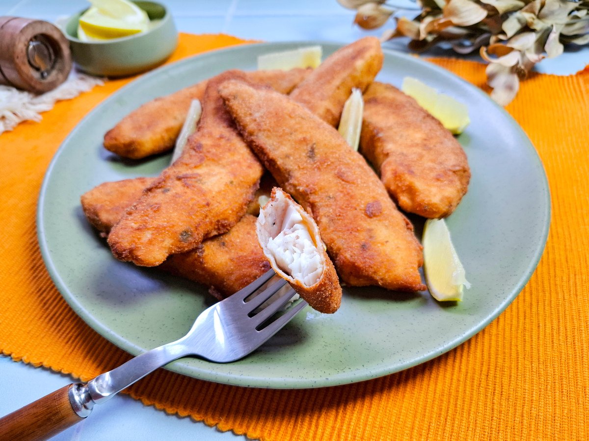 Filé de tilápia frito