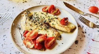 Filé de tilápia na air fryer
