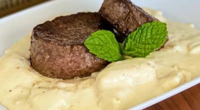 Filé mignon ao creme de palmito