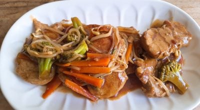 Filé mignon suíno oriental