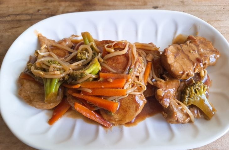 Filé mignon suíno oriental