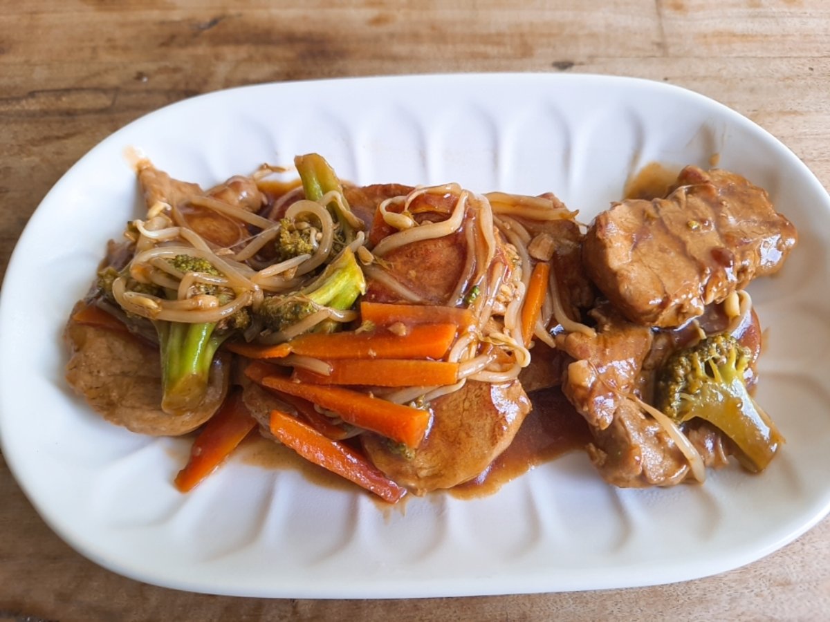 Filé mignon suíno oriental