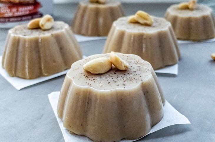 Flan de amendoim