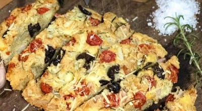 Focaccia low carb fácil