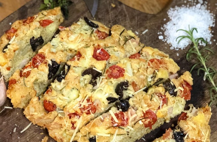 Focaccia low carb fácil