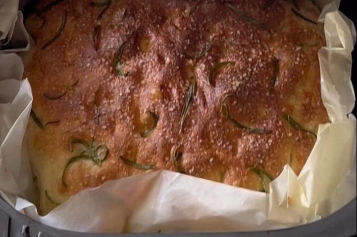 Focaccia na airfryer