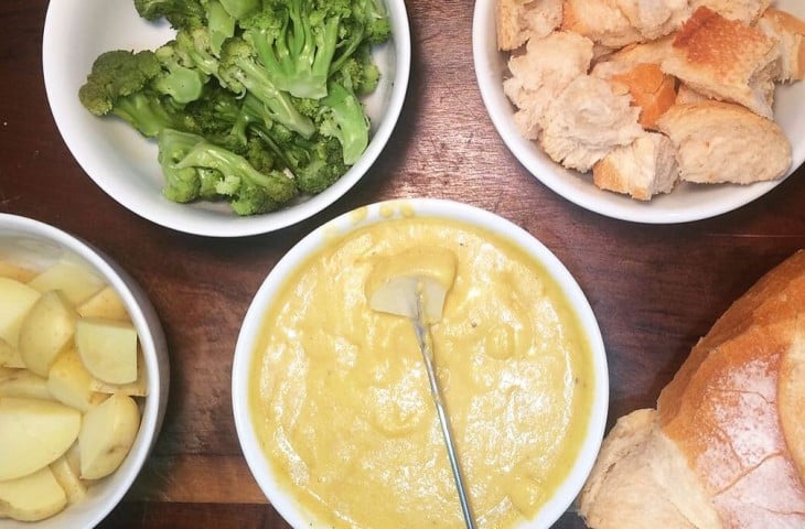 Fondue vegano