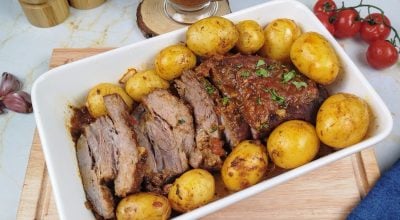Fraldinha na pressão com batata