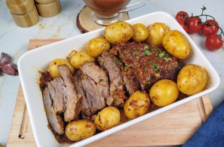 Fraldinha na pressão com batata