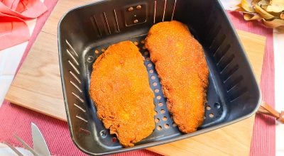Frango à milanesa na air fryer