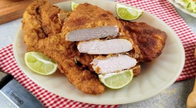 Frango à milanesa simples