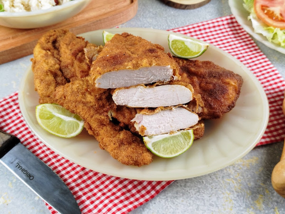 Frango à milanesa simples