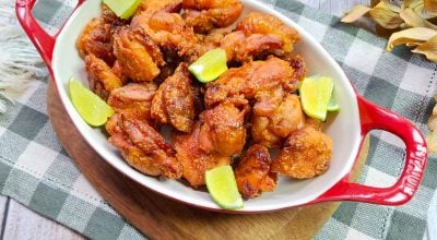 Frango a passarinho assado