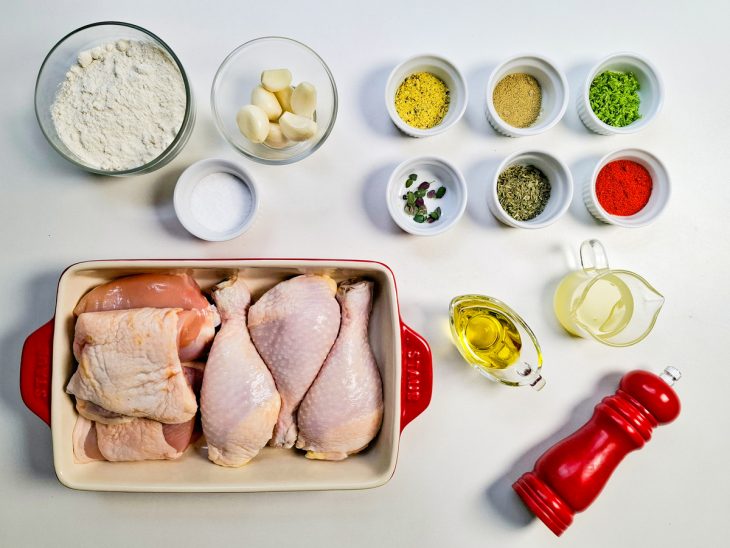 Ingredientes reunidos.