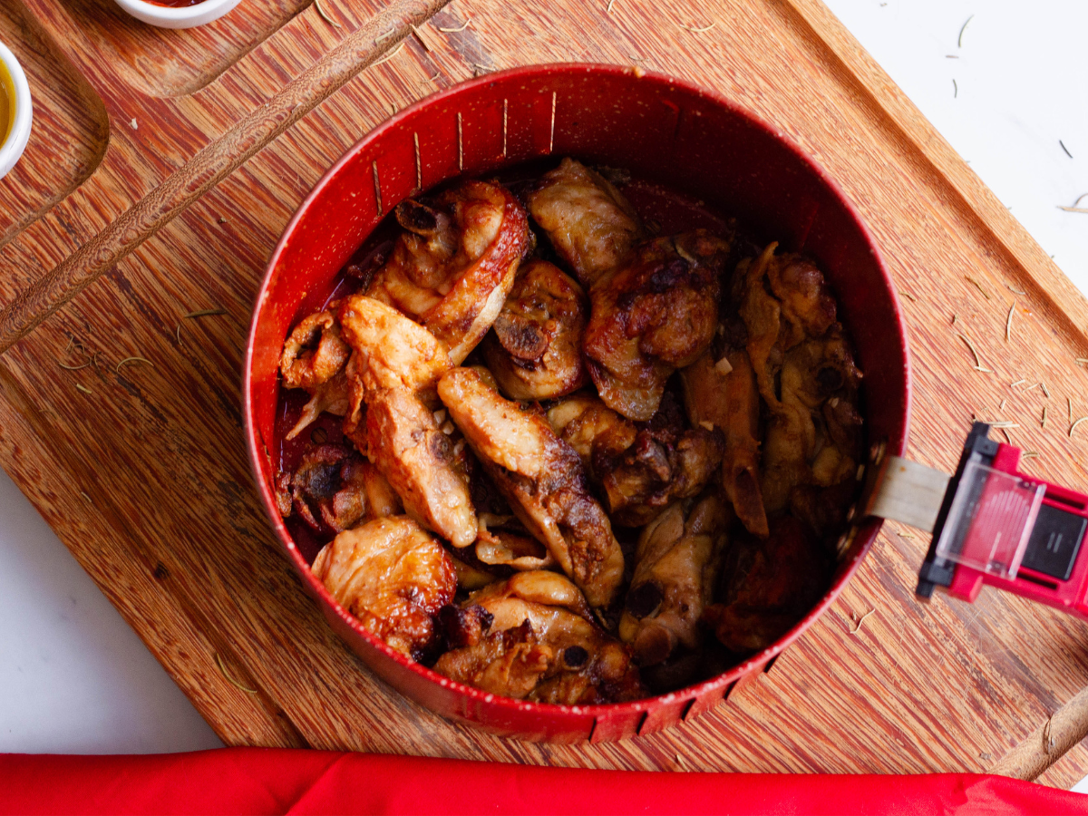 Frango a passarinho na airfryer