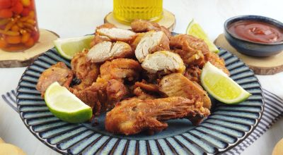 Frango a passarinho na panela de pressão