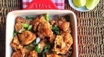 Frango a passarinho oriental