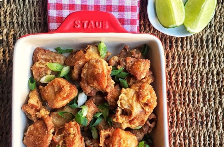 Frango a passarinho oriental