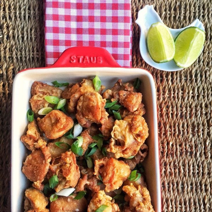 Frango a passarinho oriental