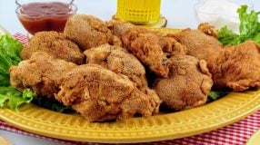 Frango a passarinho simples