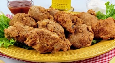 Frango a passarinho simples