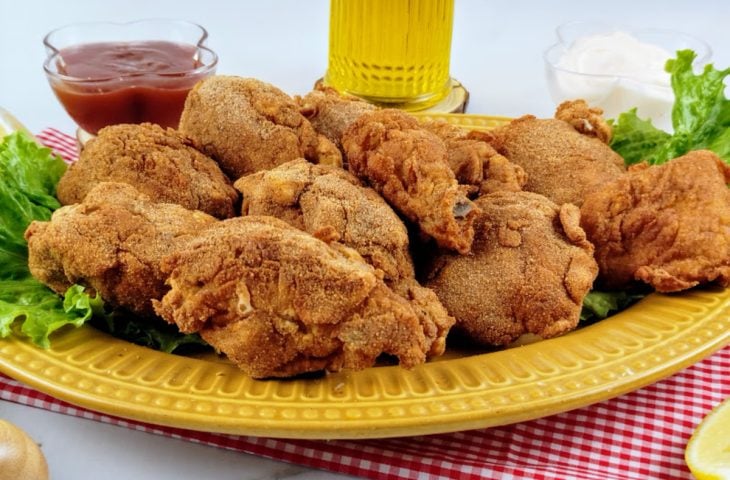 Frango a passarinho simples