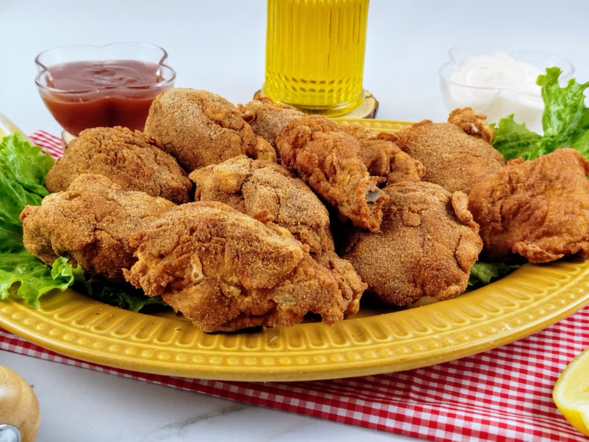Frango a passarinho simples