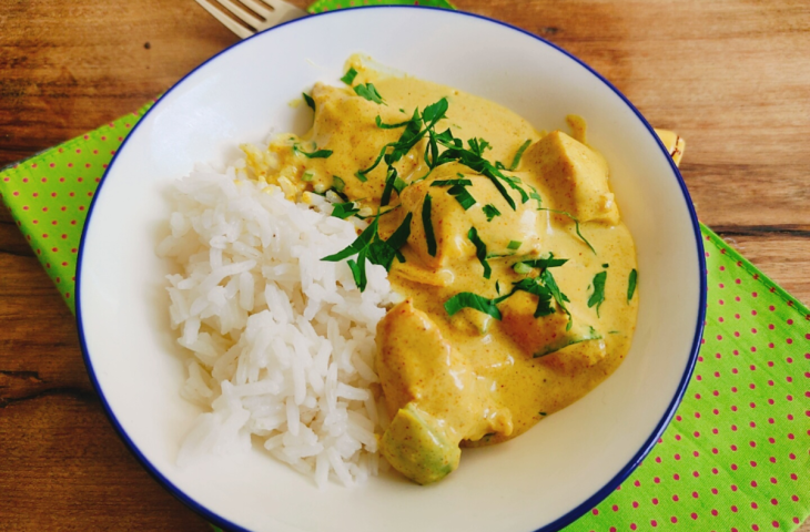 Frango ao curry simples