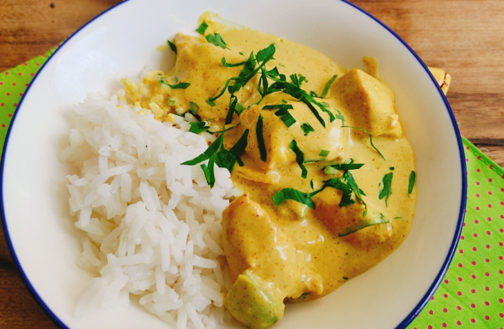 Frango ao curry simples