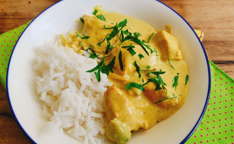 Frango ao curry simples