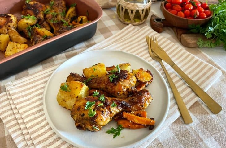 Frango ao forno com maionese