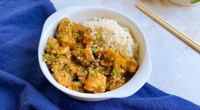 Frango ao molho de laranja à moda chinesa