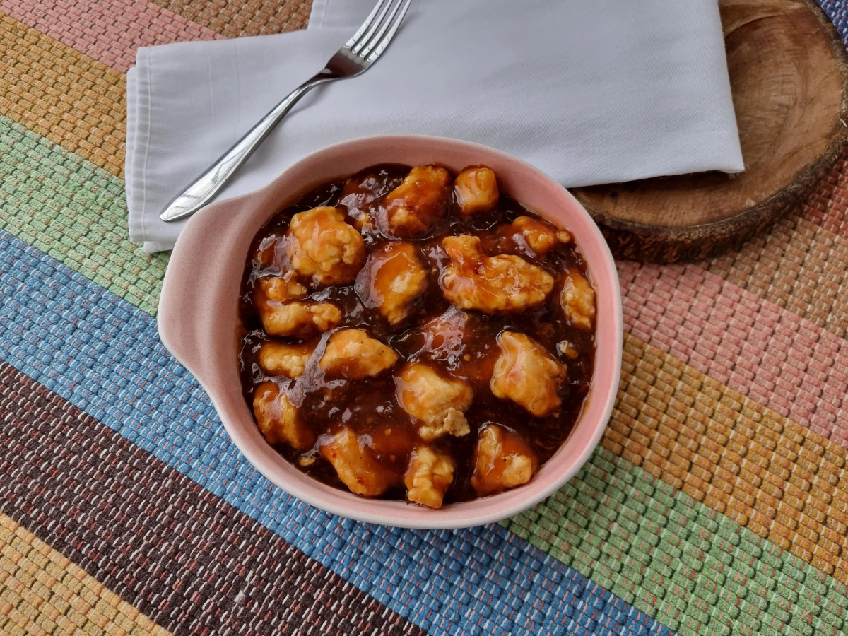 Frango ao molho de tangerina