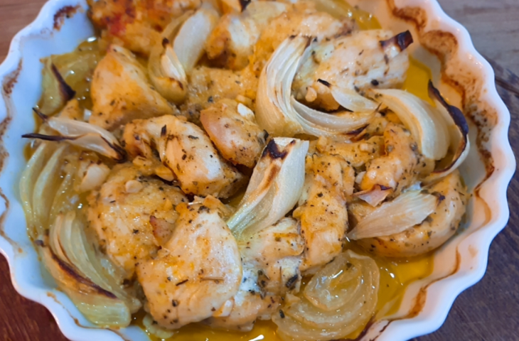 Frango assado com especiarias