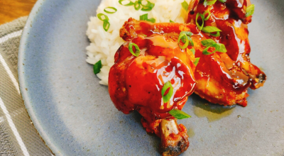 Filé de peito de frango com leite de coco